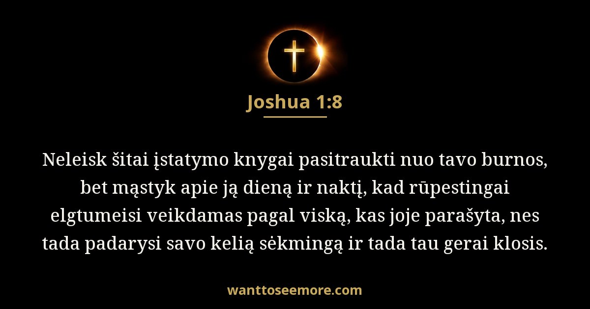 Joshua 1:8