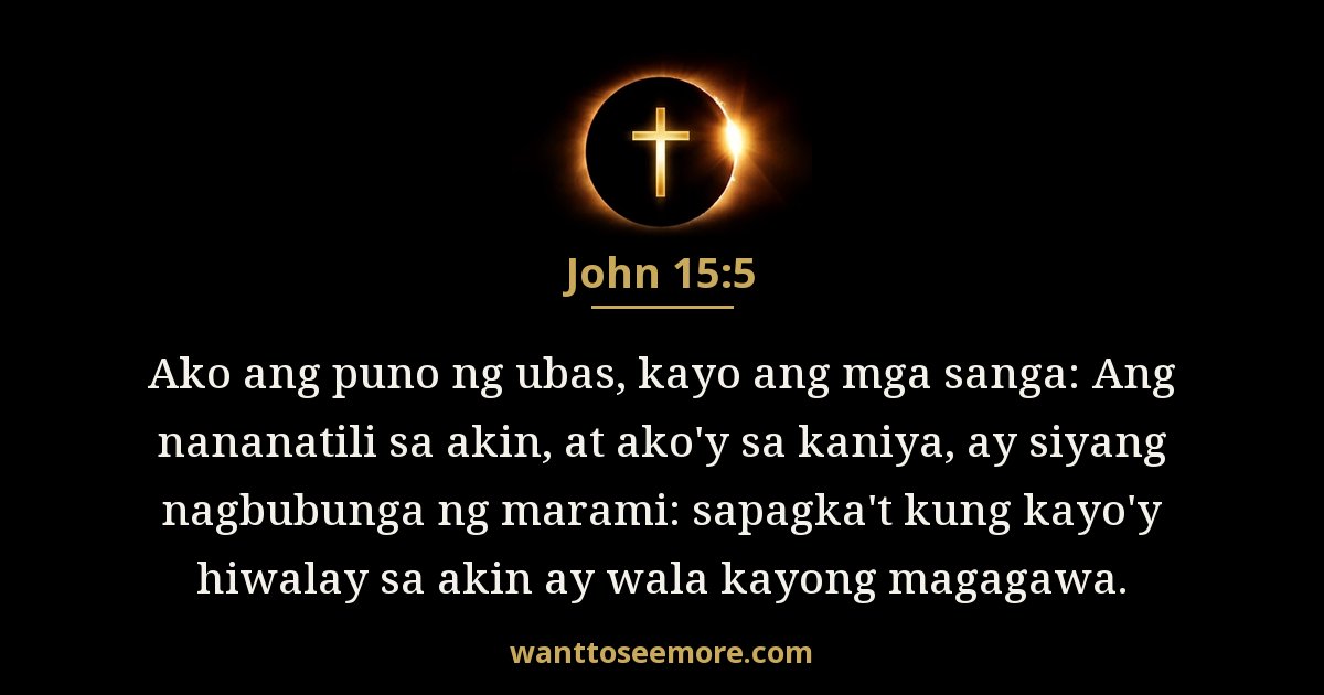 Juan 15:5
