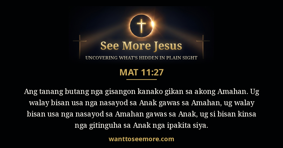 Matthew 11:27