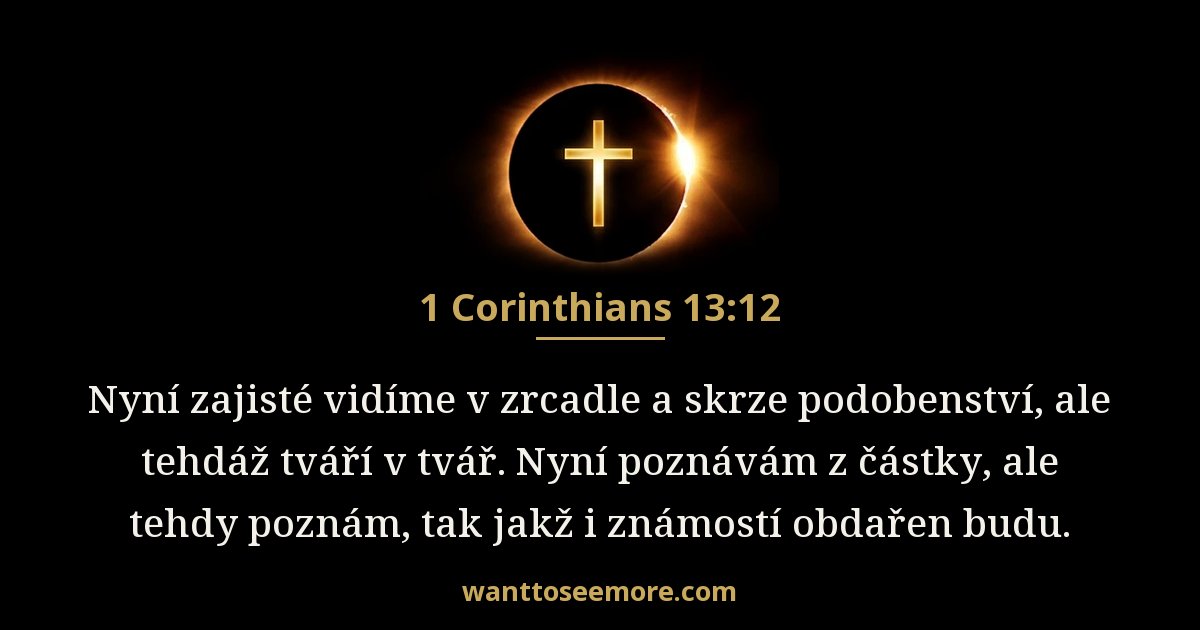 1 Corinthians 13:12