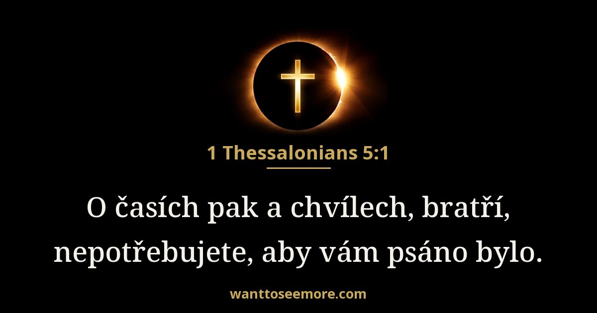 1 Thessalonians 5:1