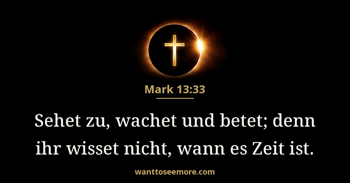 Mark 13:33
