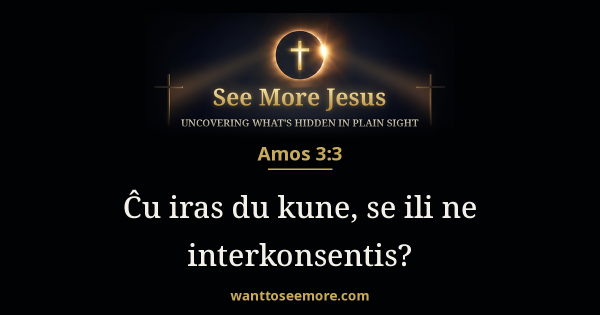 AMO 3:3