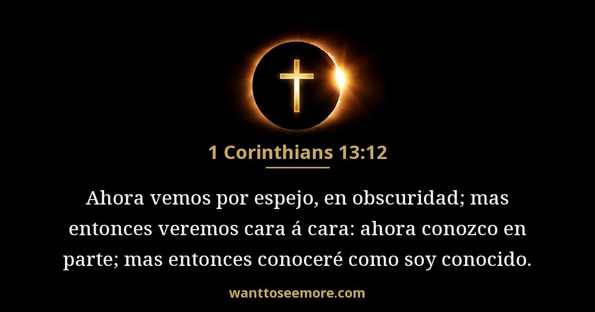1 Corinthians 13:12