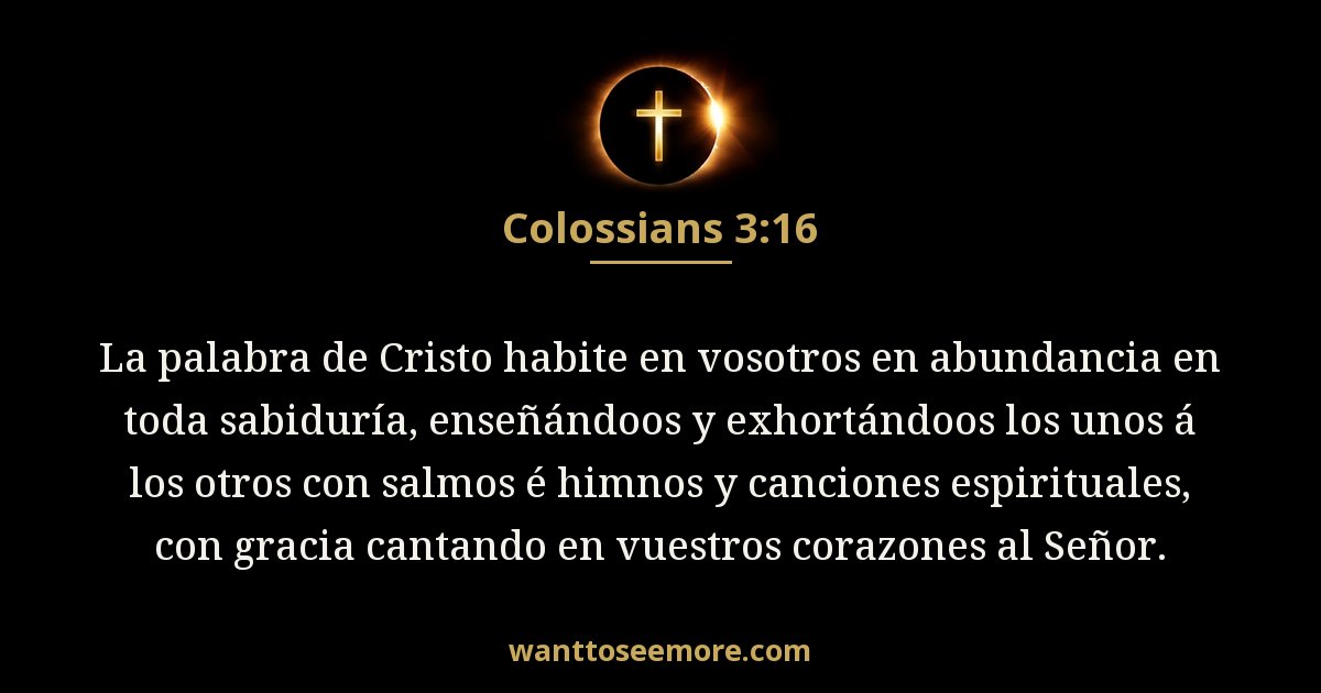 Colossians 3:16