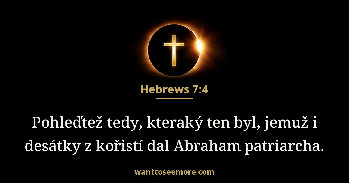 Hebrews 7:4