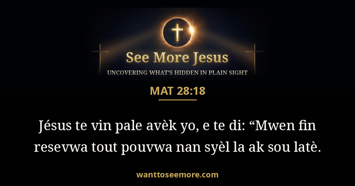 Matthew 28:18