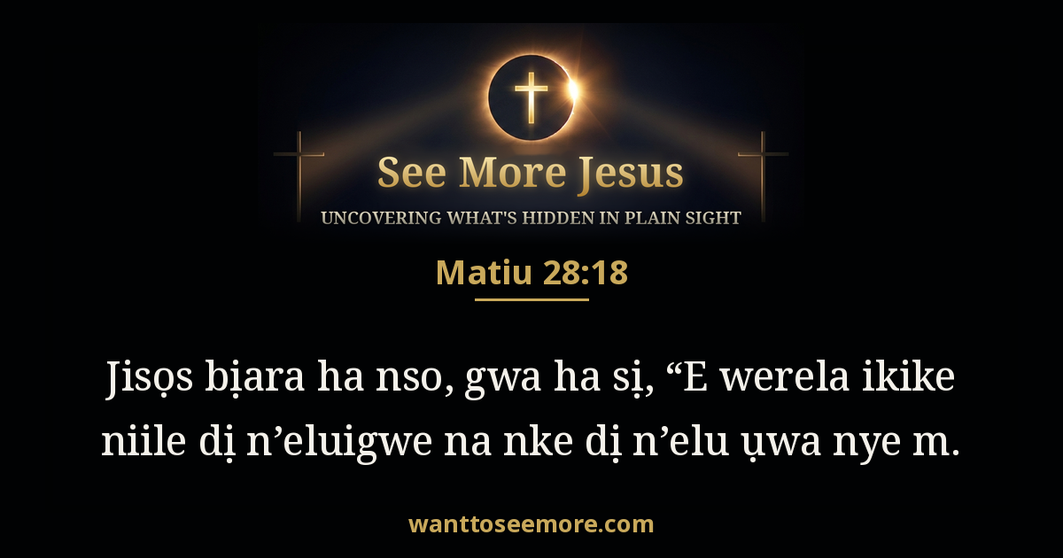 Matthew 28:18