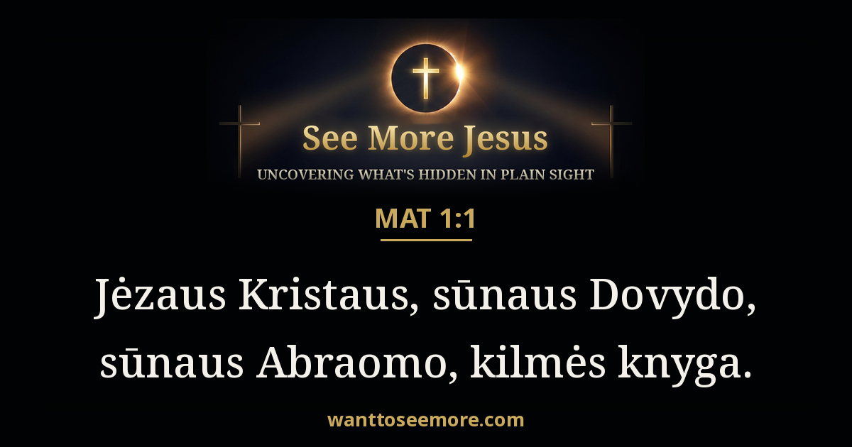 Matthew 1:1