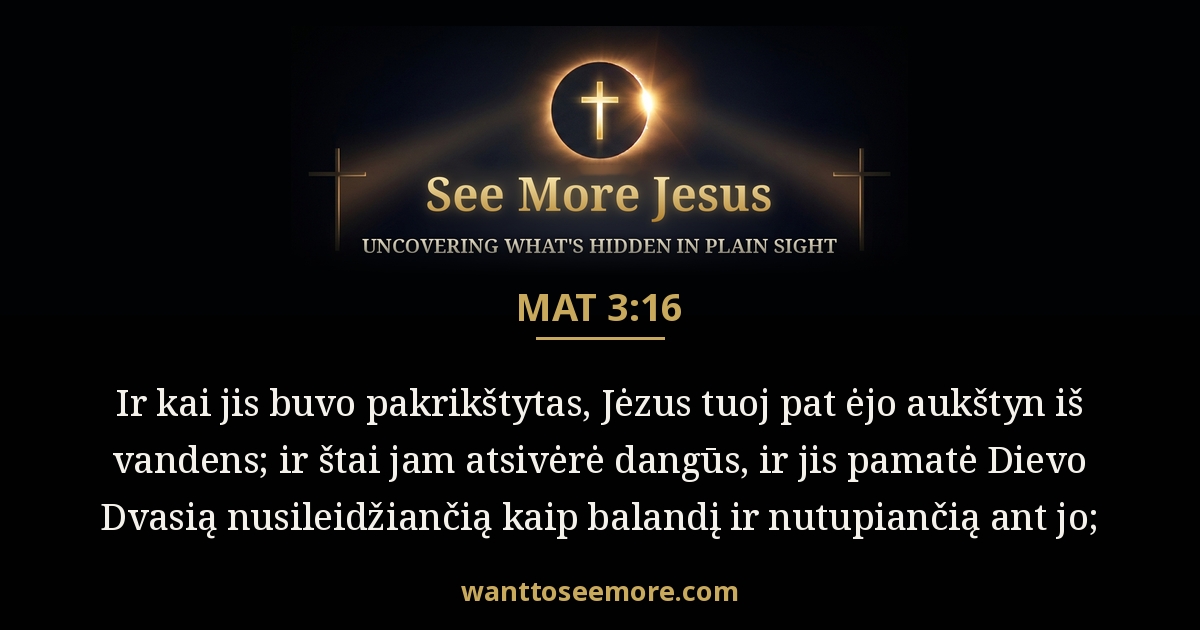 Matthew 3:16