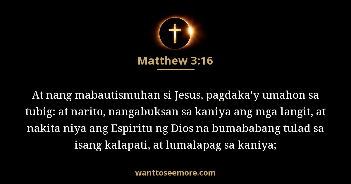 Matthew 3:16