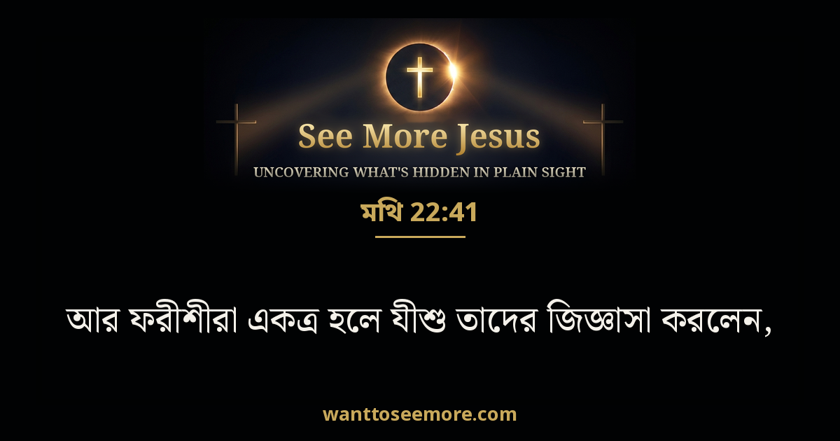 Matthew 22:41