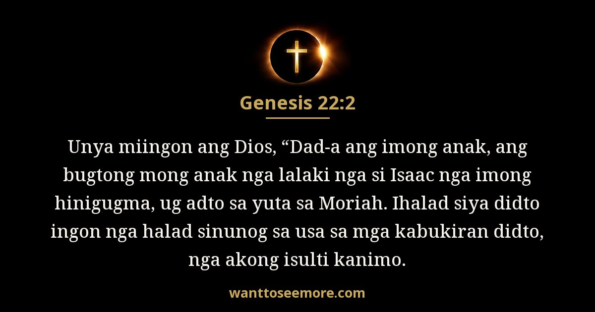 Genesis 22:2