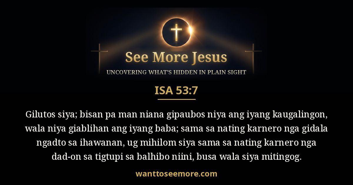 Isaiah 53:7