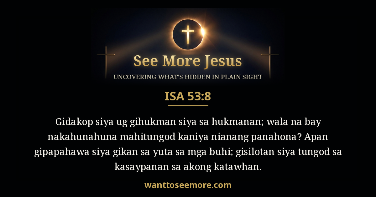 Isaiah 53:8