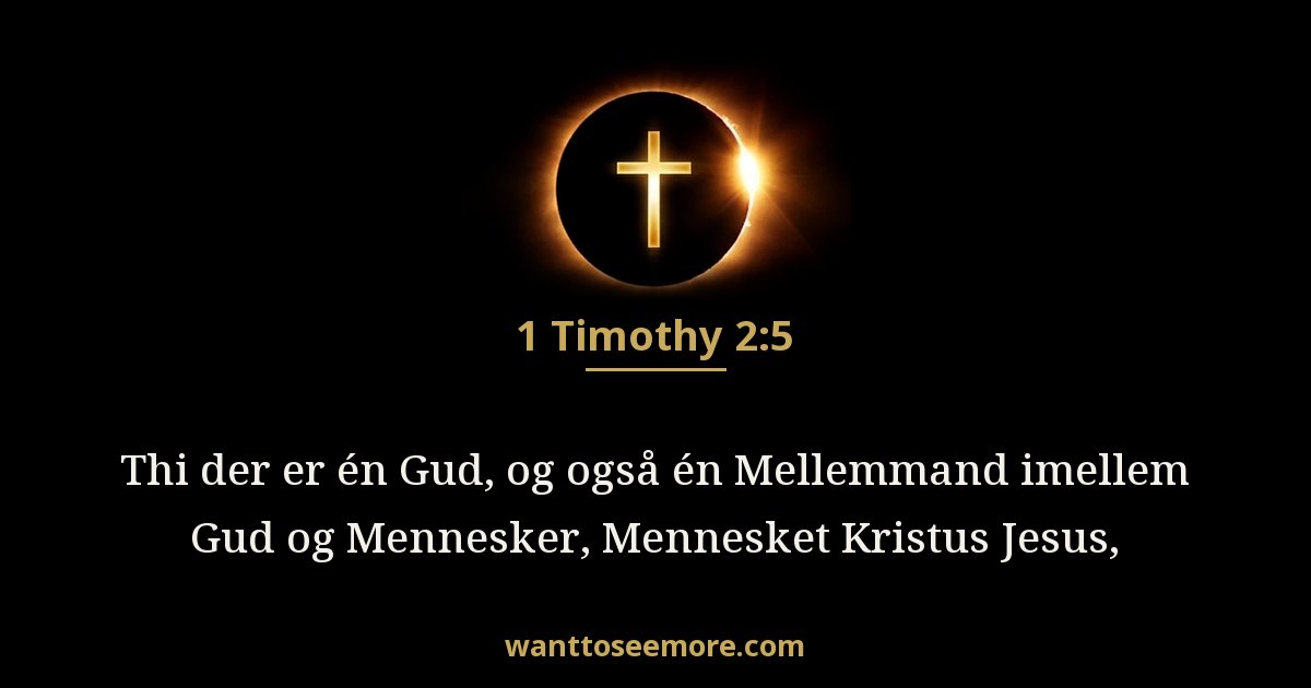 1 Timothy 2:5