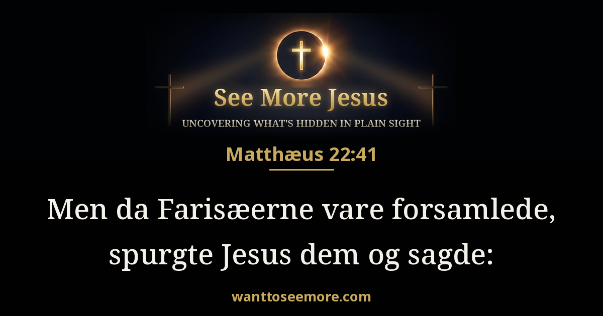 Matthew 22:41