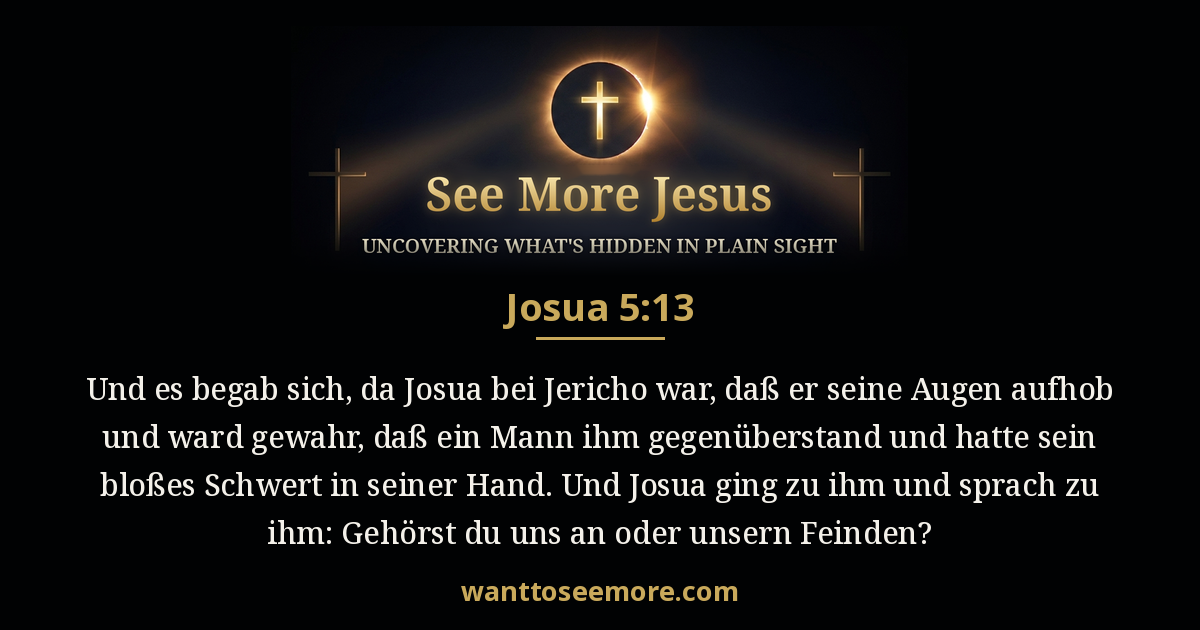 Joshua 5:13