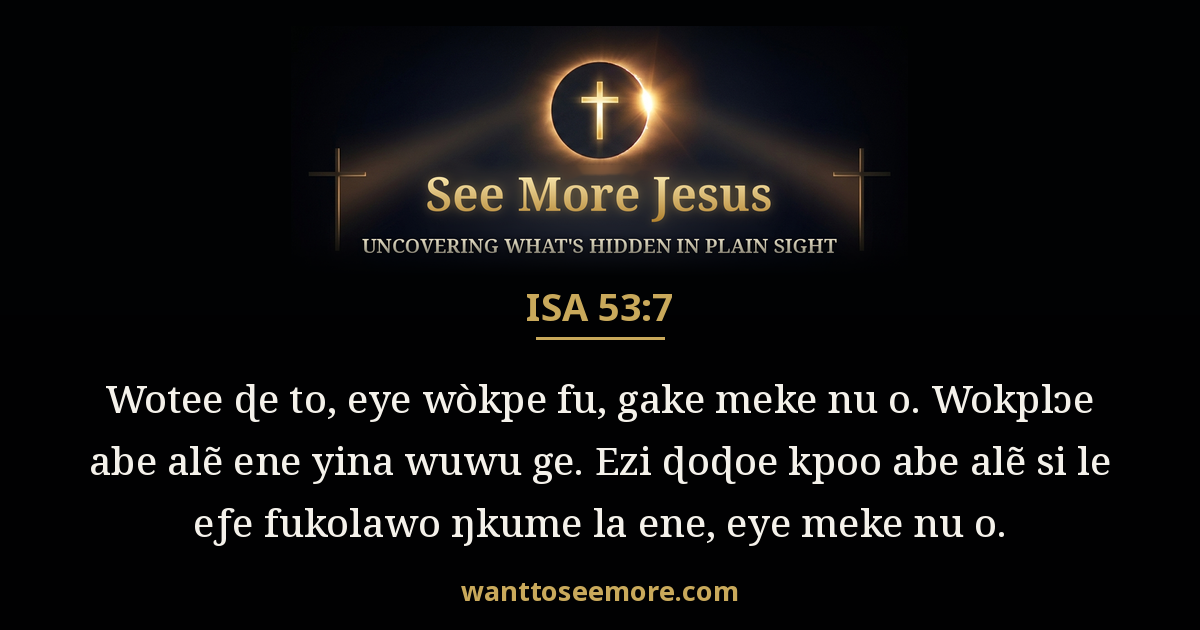 Isaiah 53:7