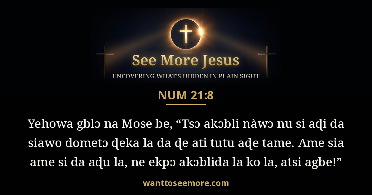 Numbers 21:8