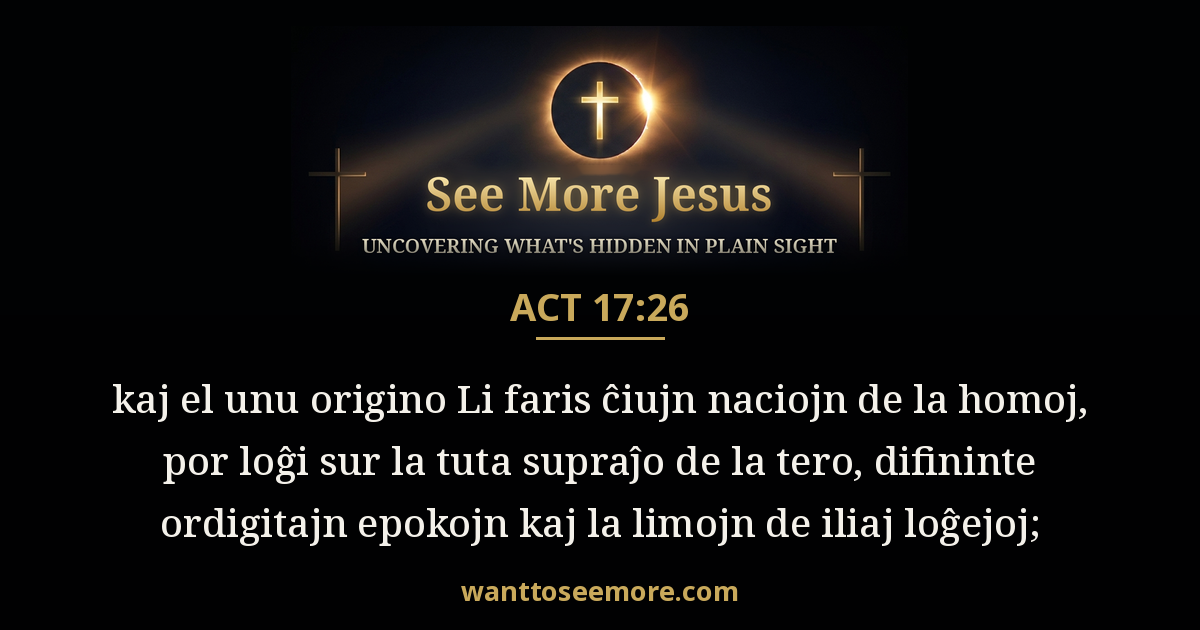 Acts 17:26
