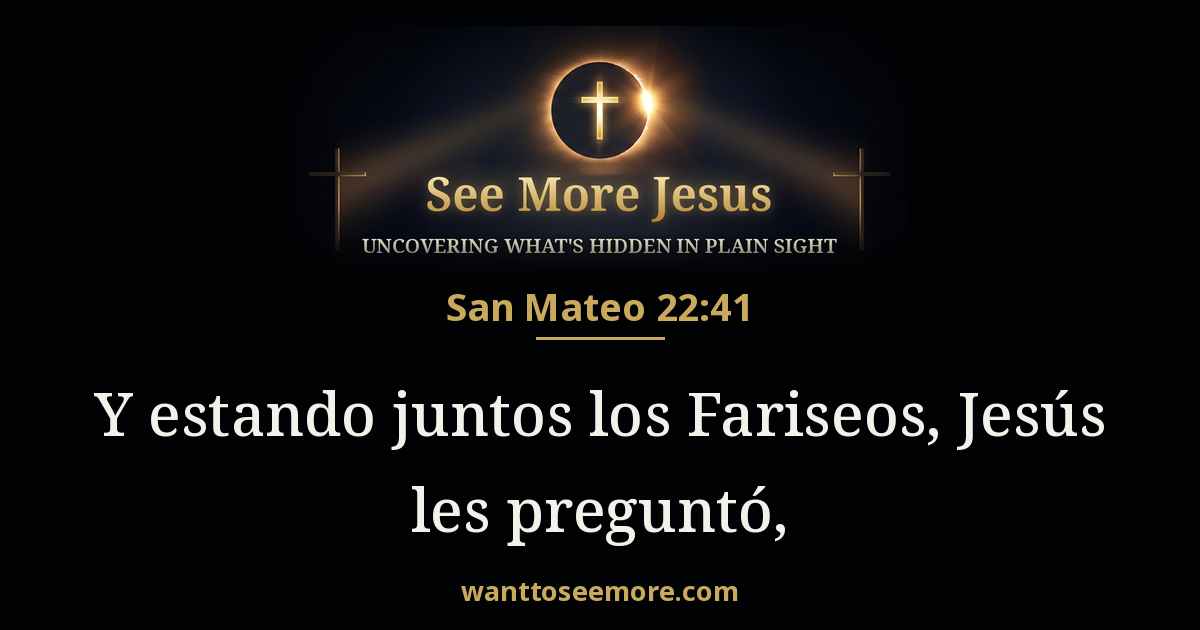 Matthew 22:41