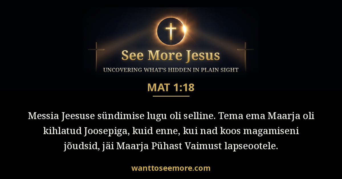 Matthew 1:18