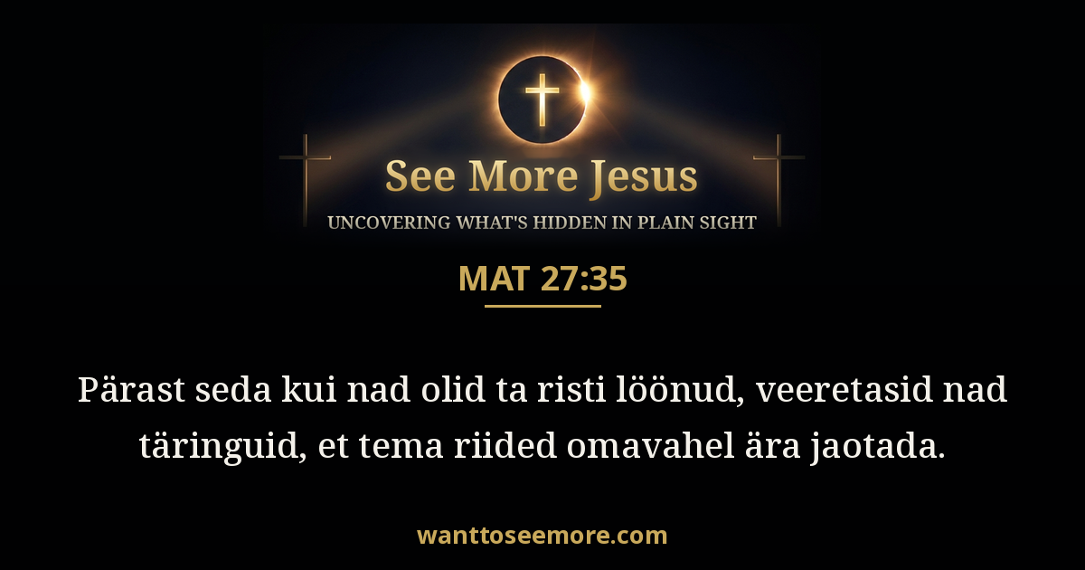 Matthew 27:35