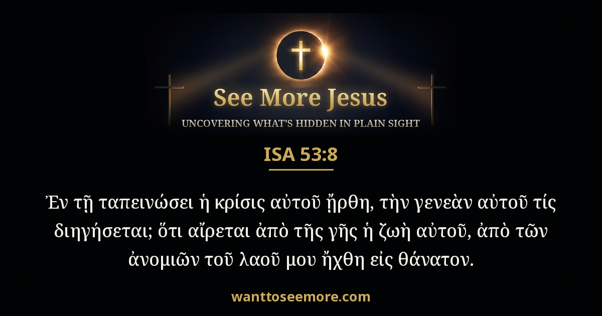 Isaiah 53:8