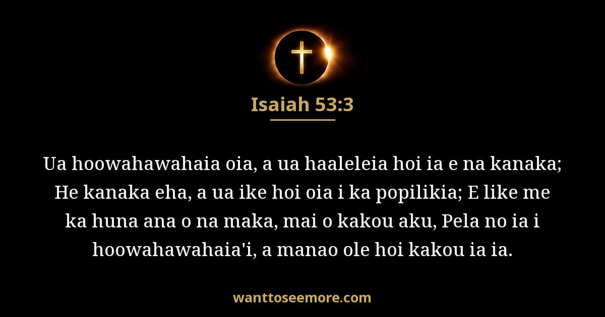 Isaiah 53:3