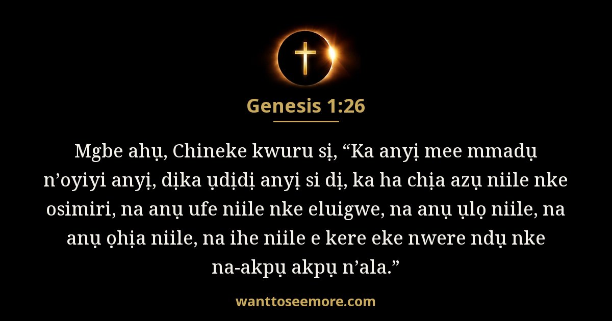 Jenesis 1:26