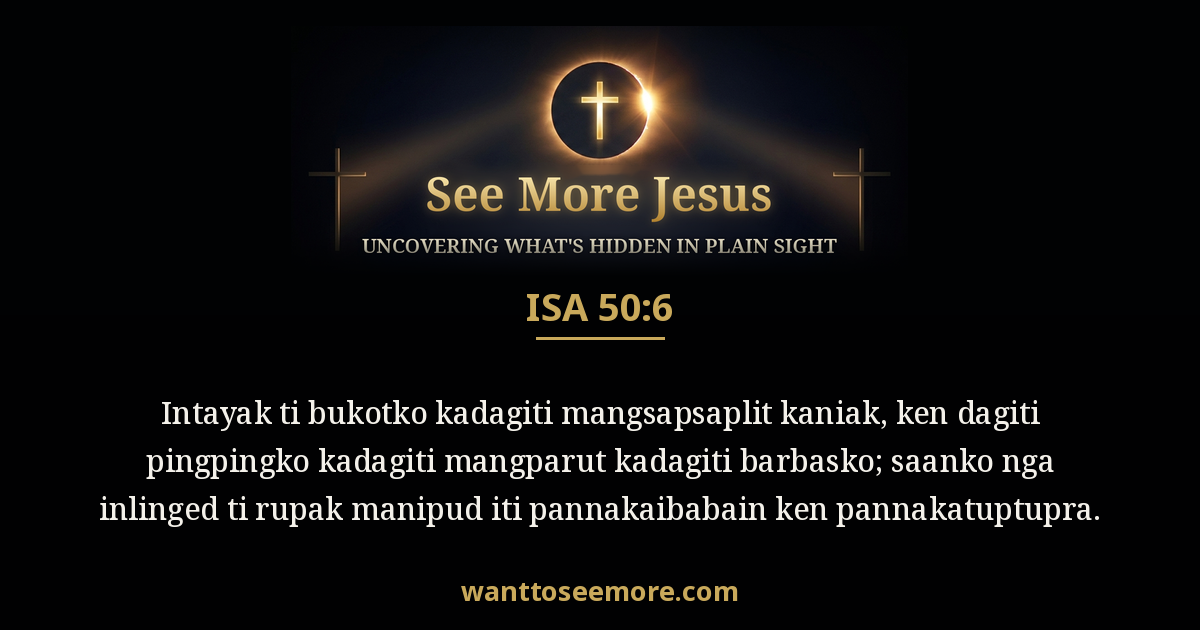 Isaiah 50:6