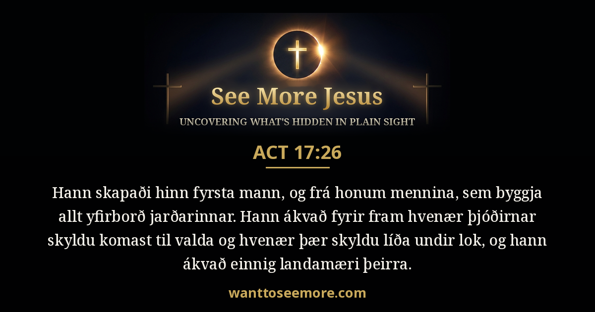 Acts 17:26