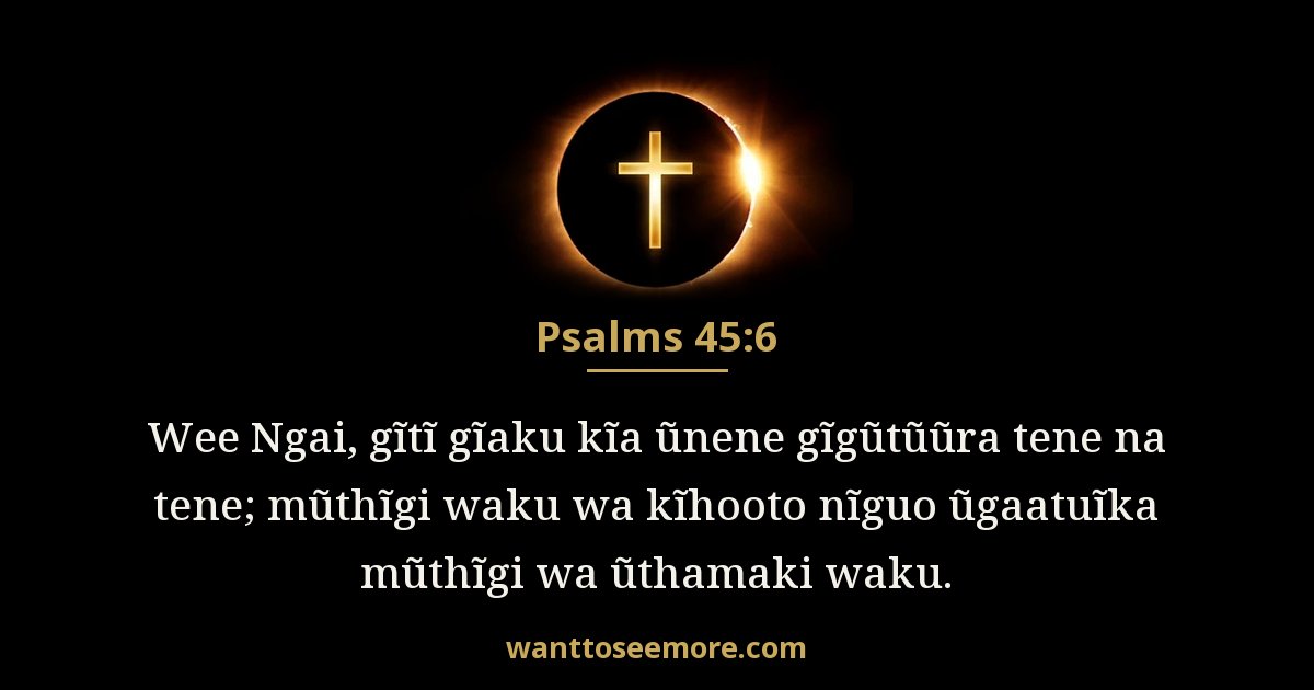 Psalms 45:6