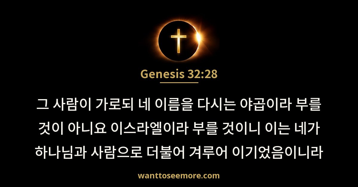 Genesis 32:28