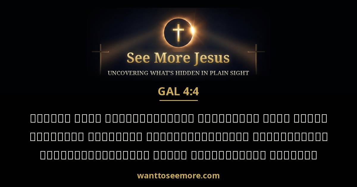 Galatians 4:4