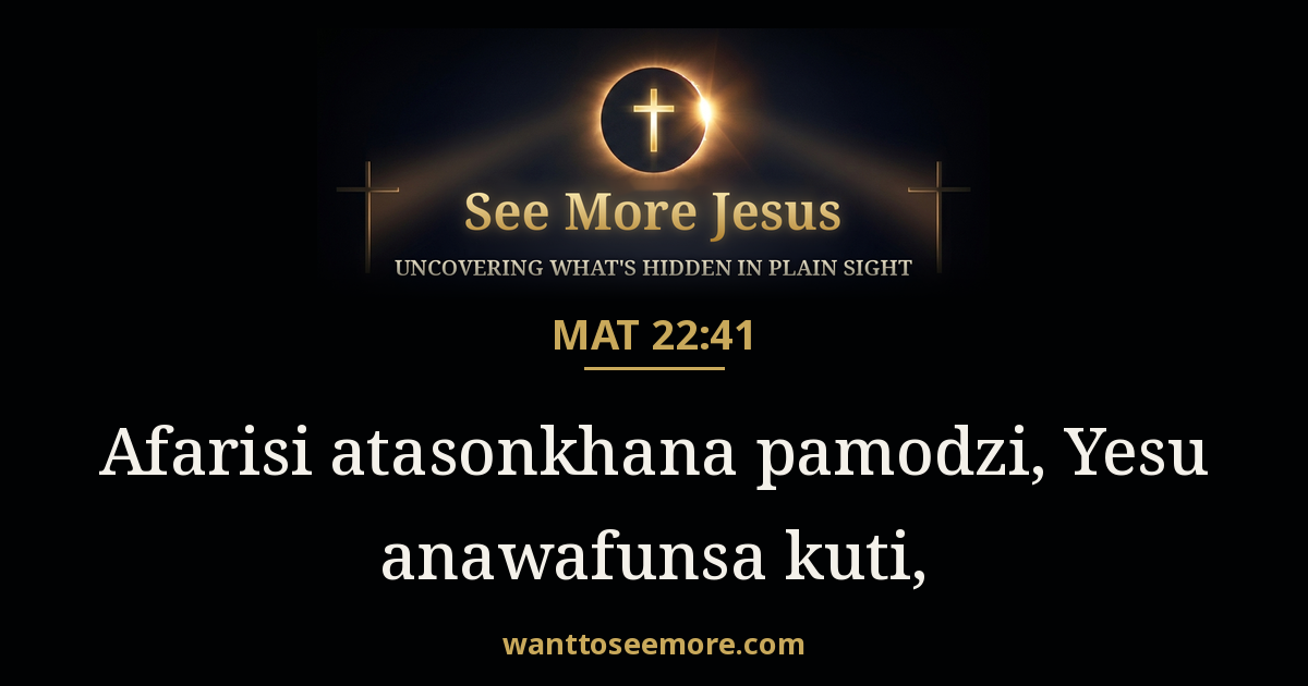 Matthew 22:41