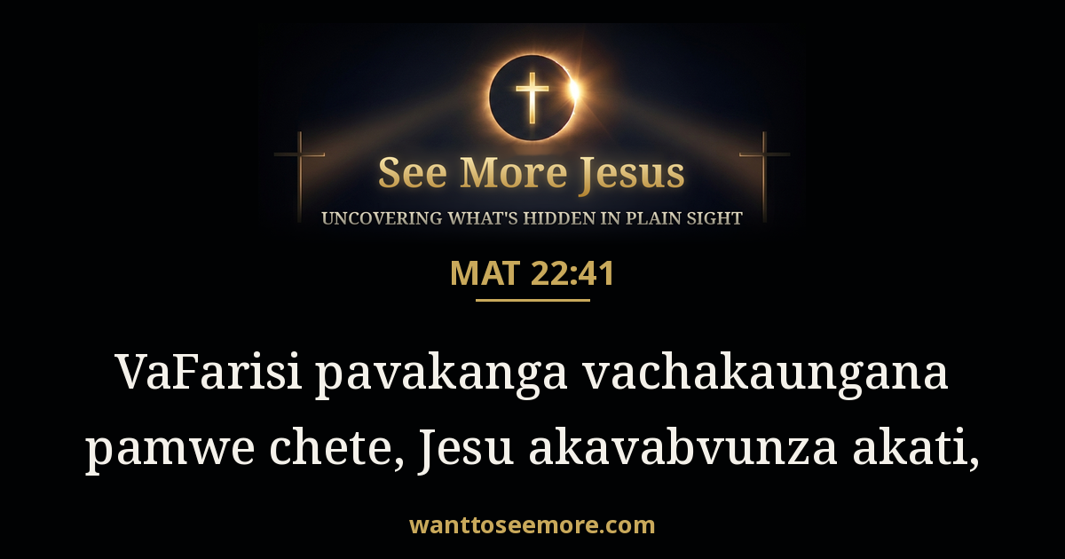 Matthew 22:41