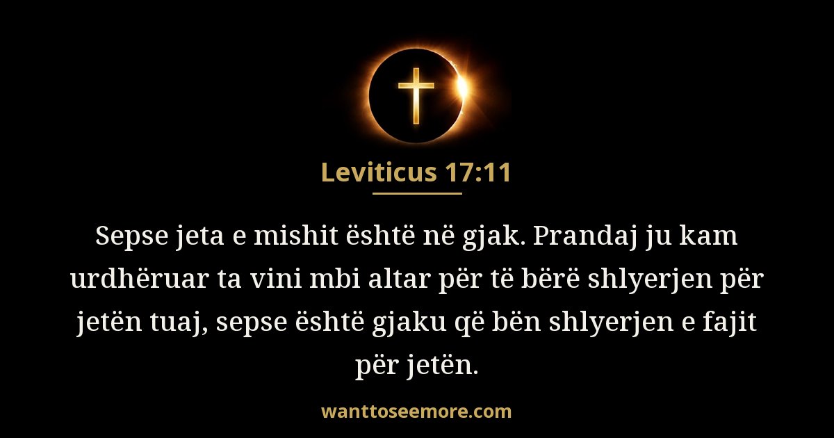 Leviticus 17:11