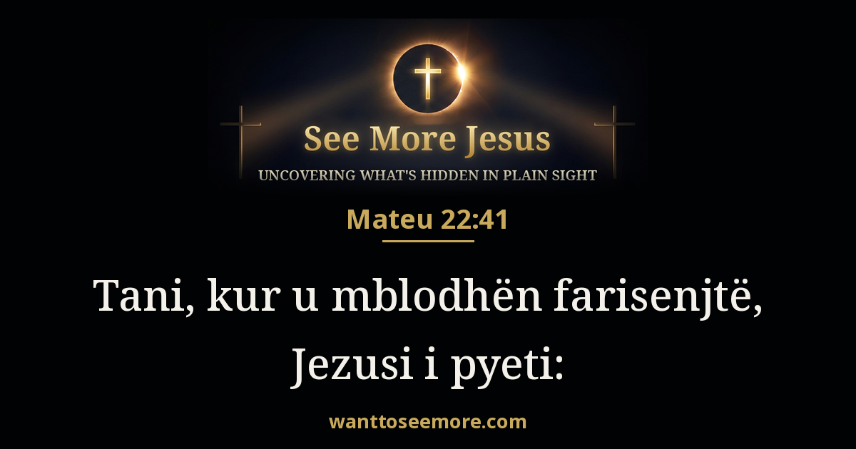 Matthew 22:41