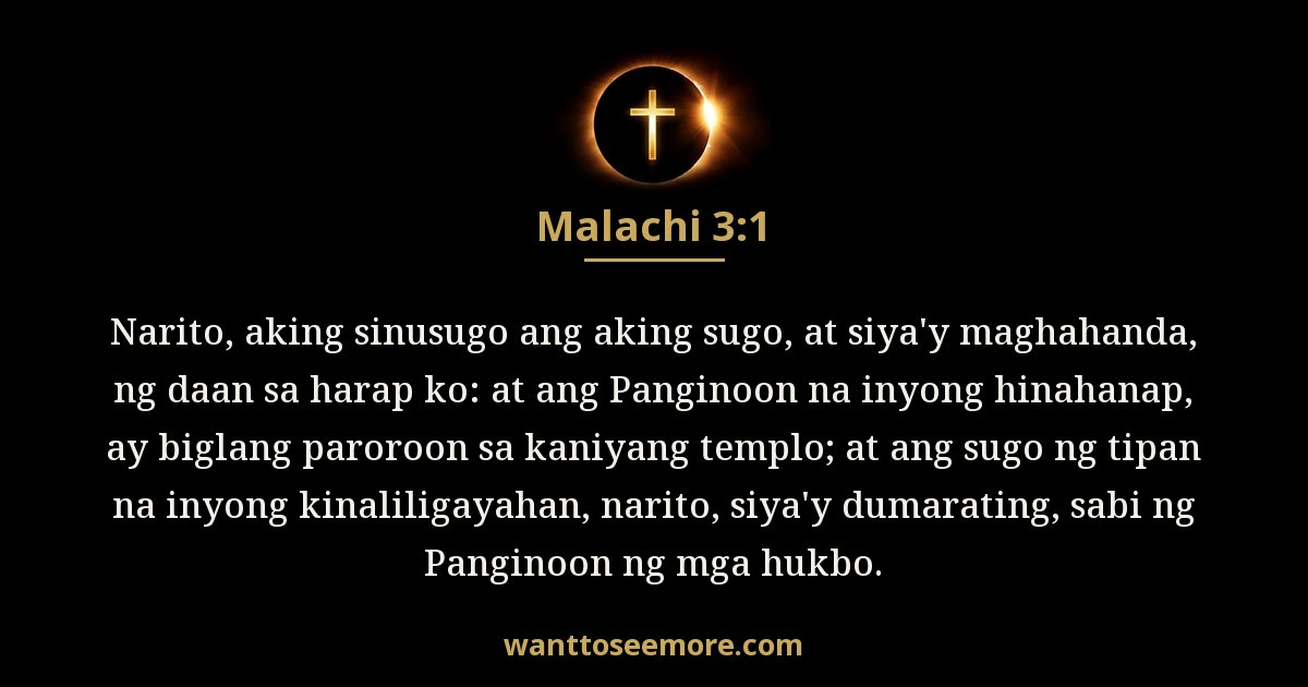 Malachi 3:1