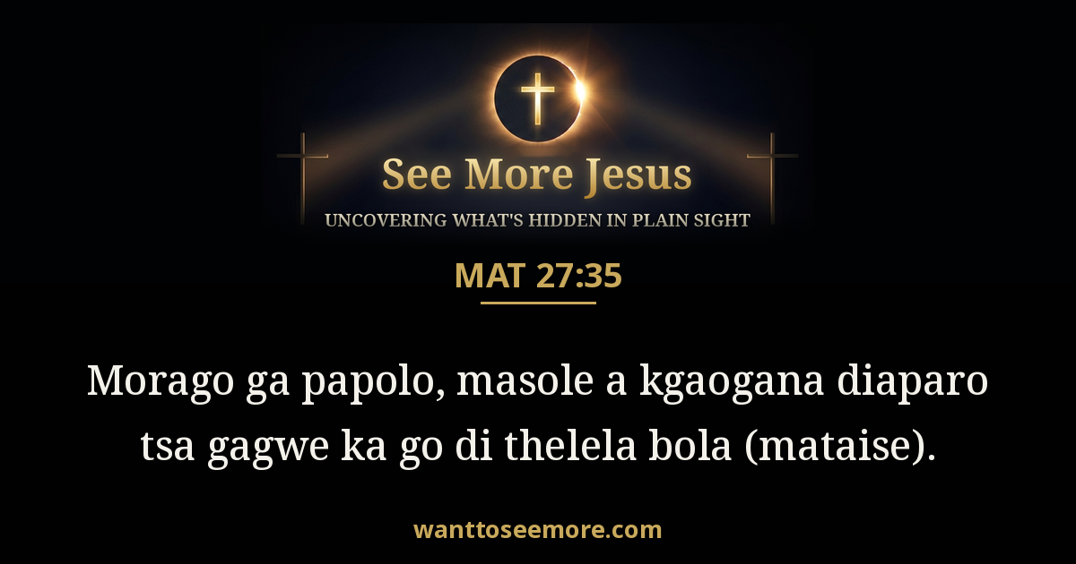 MAT 27:35
