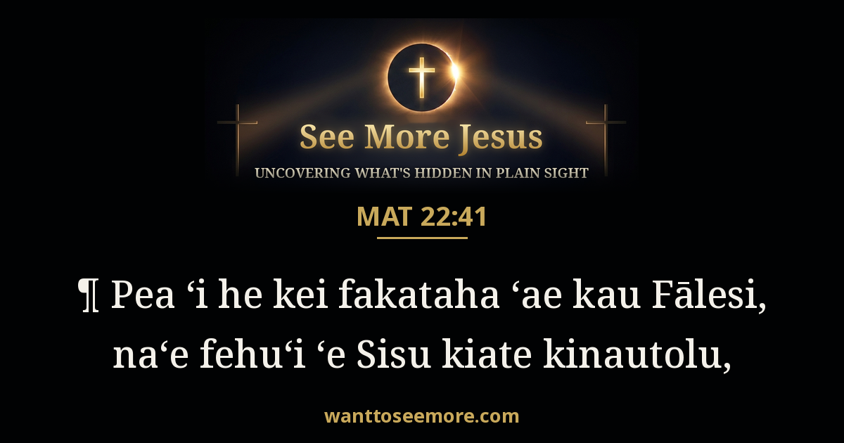 Matthew 22:41