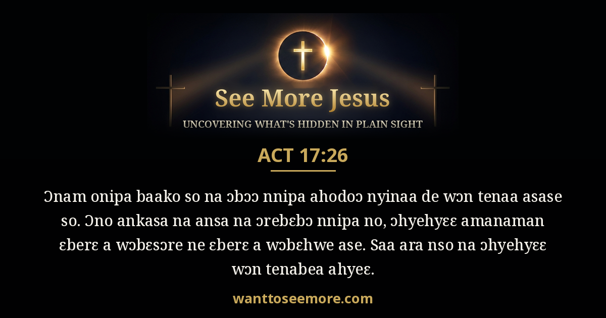 Acts 17:26