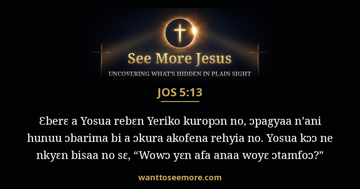 Joshua 5:13