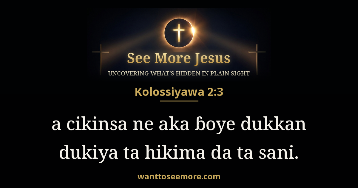 Colossians 2:3