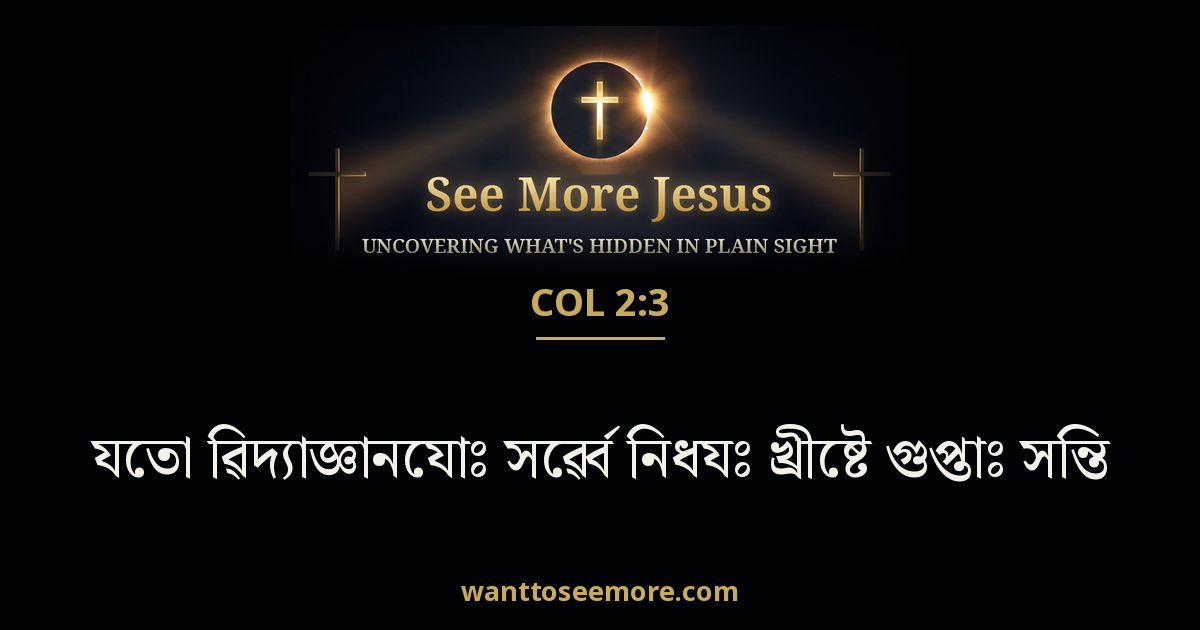 Colossians 2:3