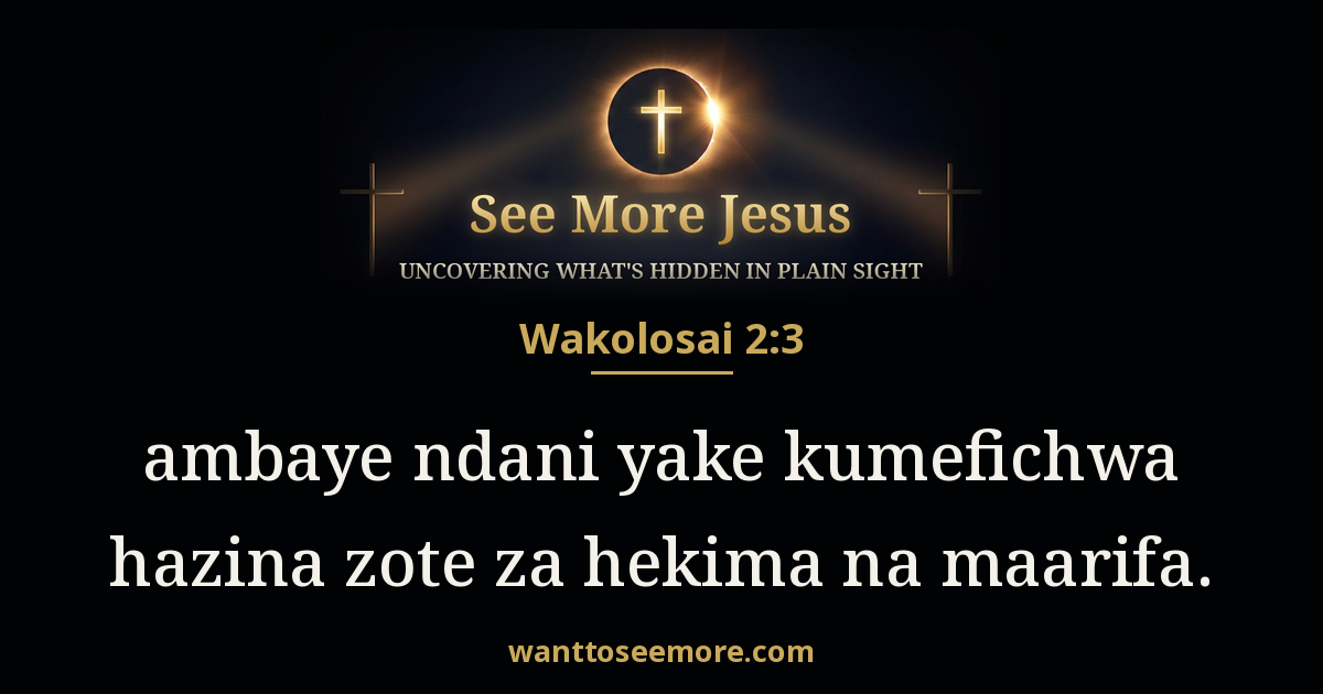 Colossians 2:3