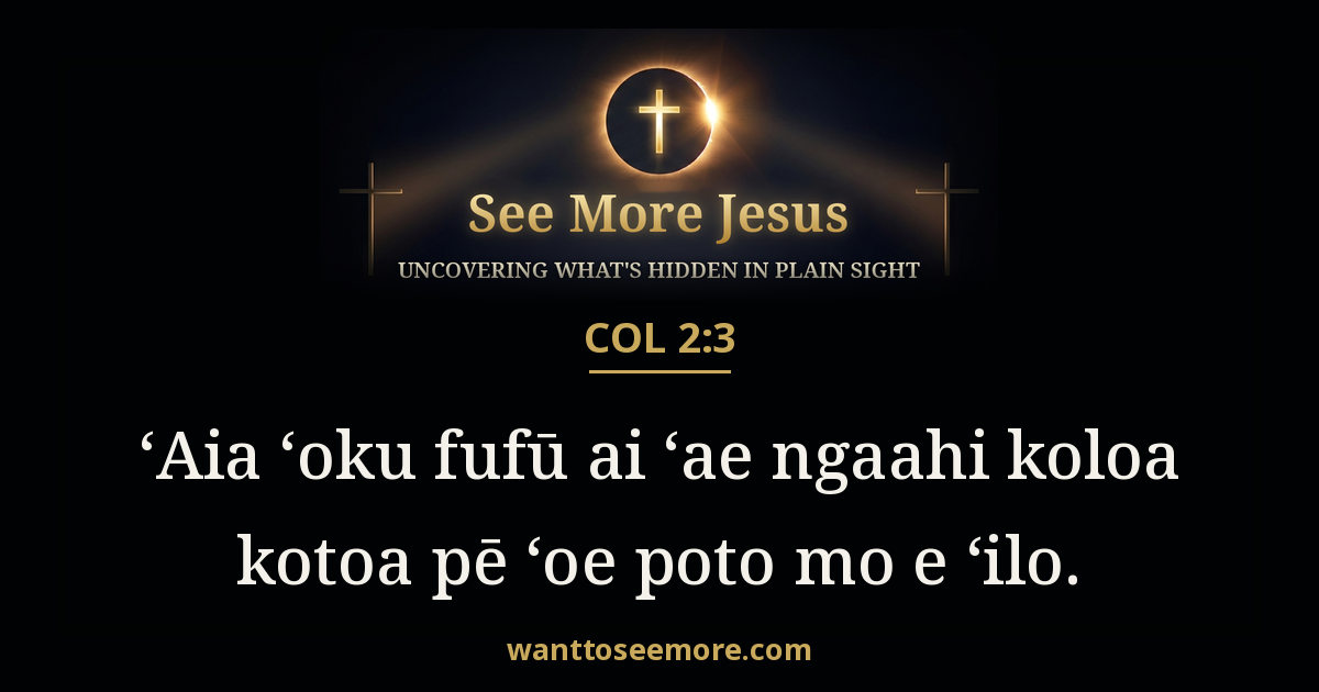 Colossians 2:3