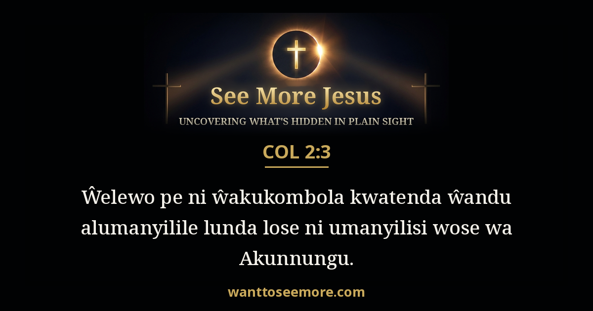 Colossians 2:3